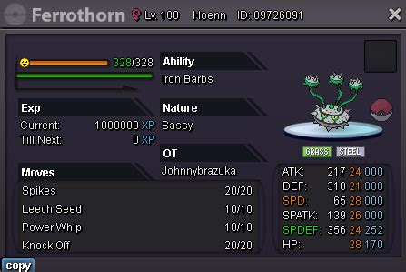 ferrothorn pvp|Ferrothorn .